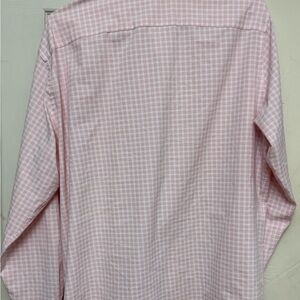 Peter Millar Pink Gingham Casual Shirt